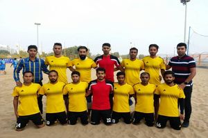تیم فوتبال ساحلی فولاد بندرعباس بر سکوی قهرمانی ایستاد