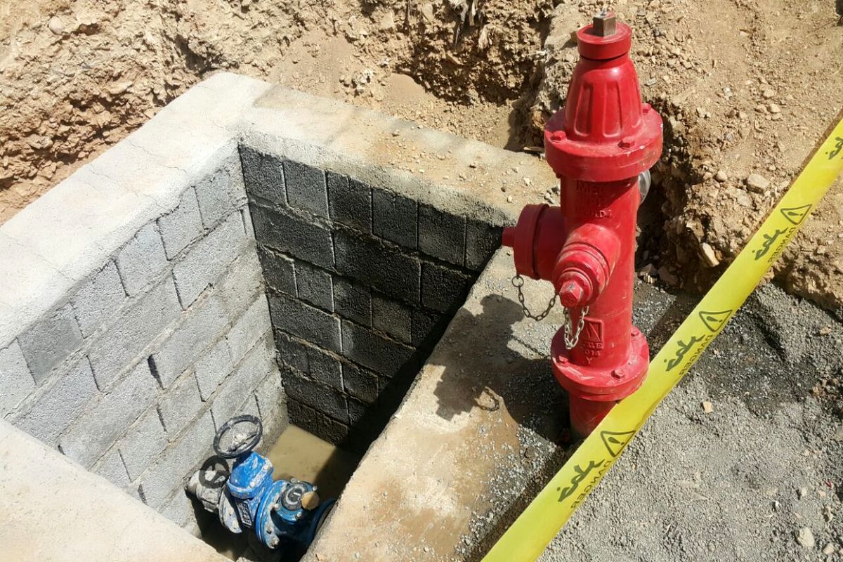 نصب شیرهیدرانت