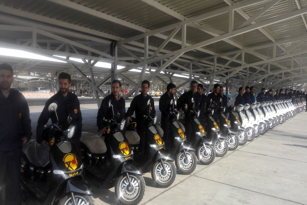 رونمایی از موتورهای برقی توزیع برق