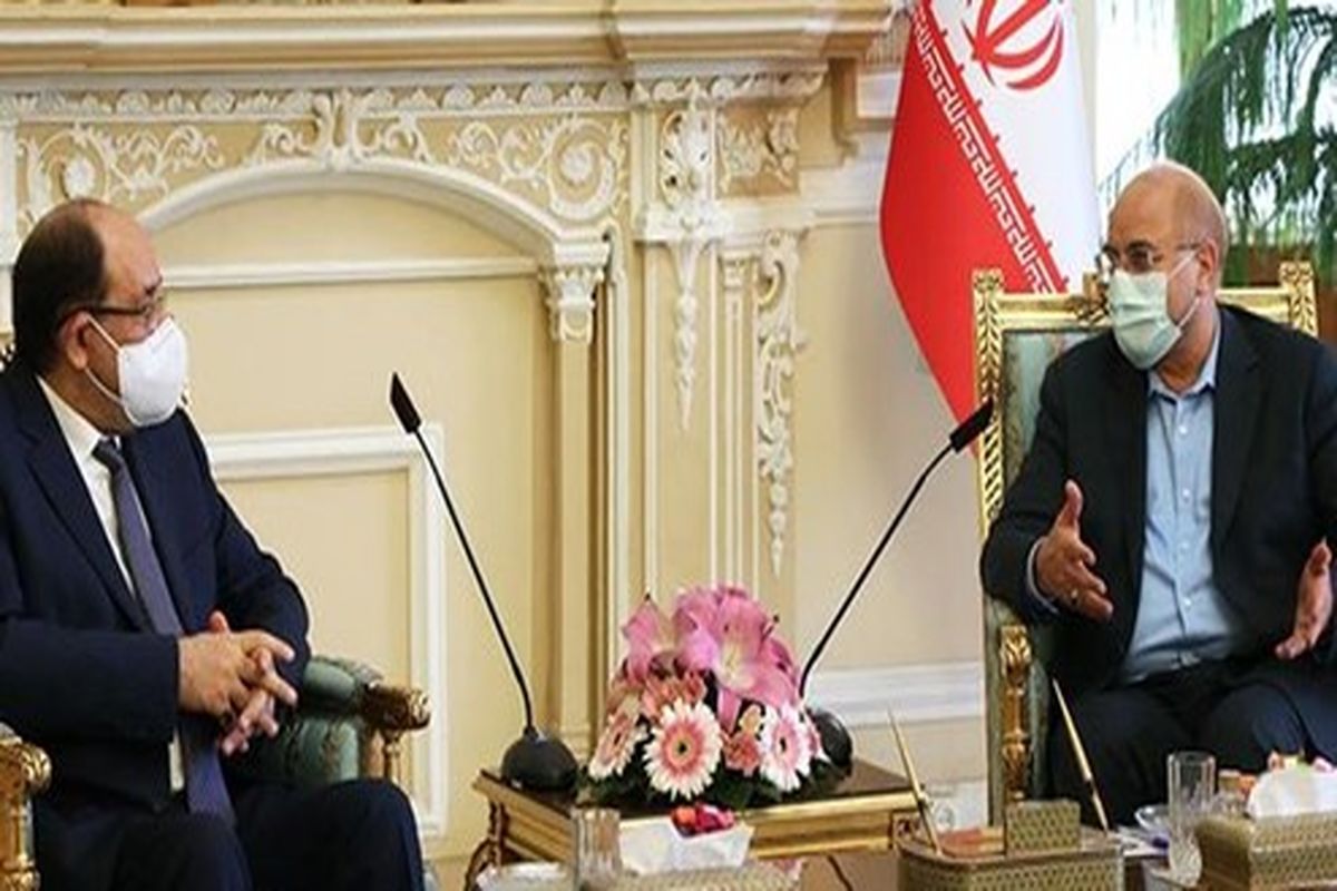 دیدار قالیباف با با نوری مالکی