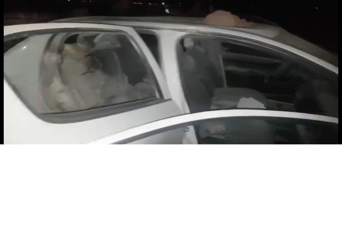 حمله به ماشین خبرنگاران