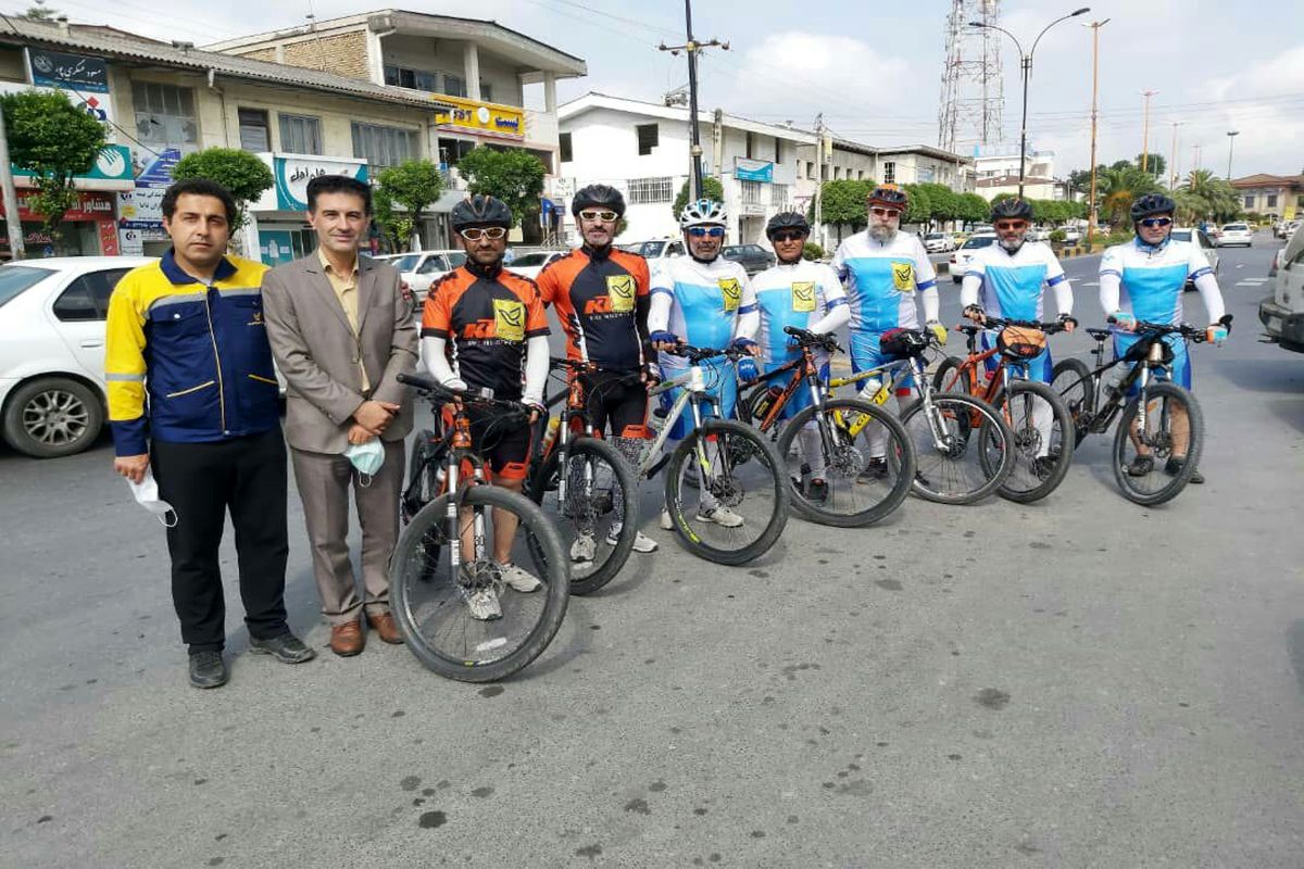 دوچرخه سواران حرم تا حرم در چالوس 