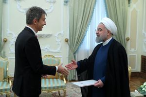 تقدیم استوارنامه سفیر جدید سوئیس به روحانی