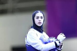 روژان گودرزی در نخستین تجربه بزرگسالان مدال برنز تکواندو گرفت
