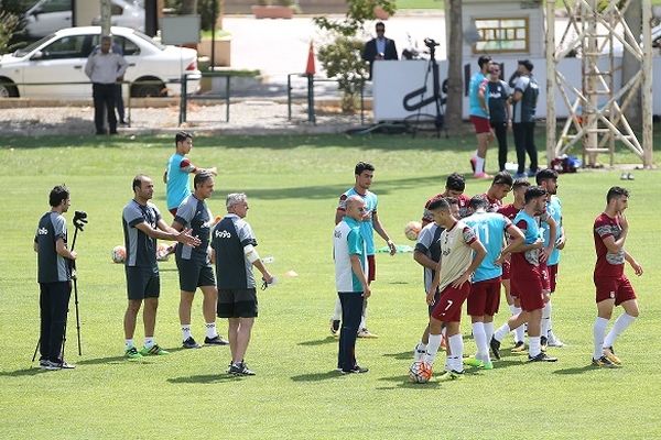 تمرینات فشرده تیم امید ایران در کمپ تیم‌های ملی زیر نظر عبدی ادامه دارد