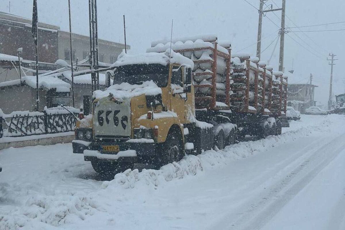 برف کجور آذر 1403