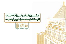 امکان ارائه برخی از خدمات کارت بانک توسعه صادرات ایران فراهم شد