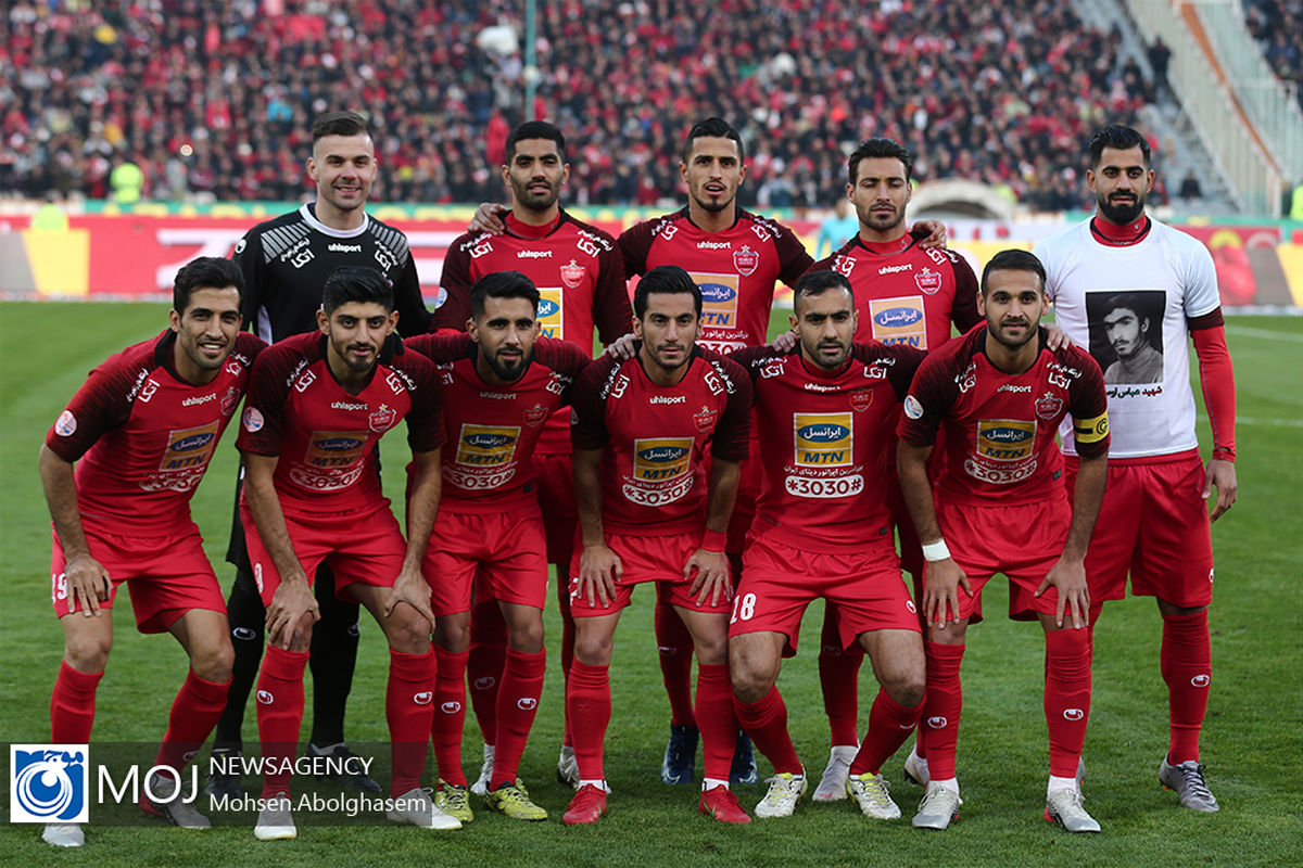 دیدار تیم های فوتبال پرسپولیس و نساجی مازندران/ ترکیب پرسپولیس