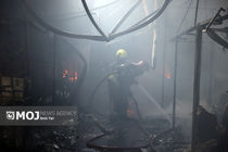 آتش سوزی در بازارچه جنت آباد