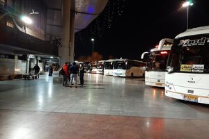 برگشت زائران از مشهد با ۱۲۰ اتوبوس برون شهری 