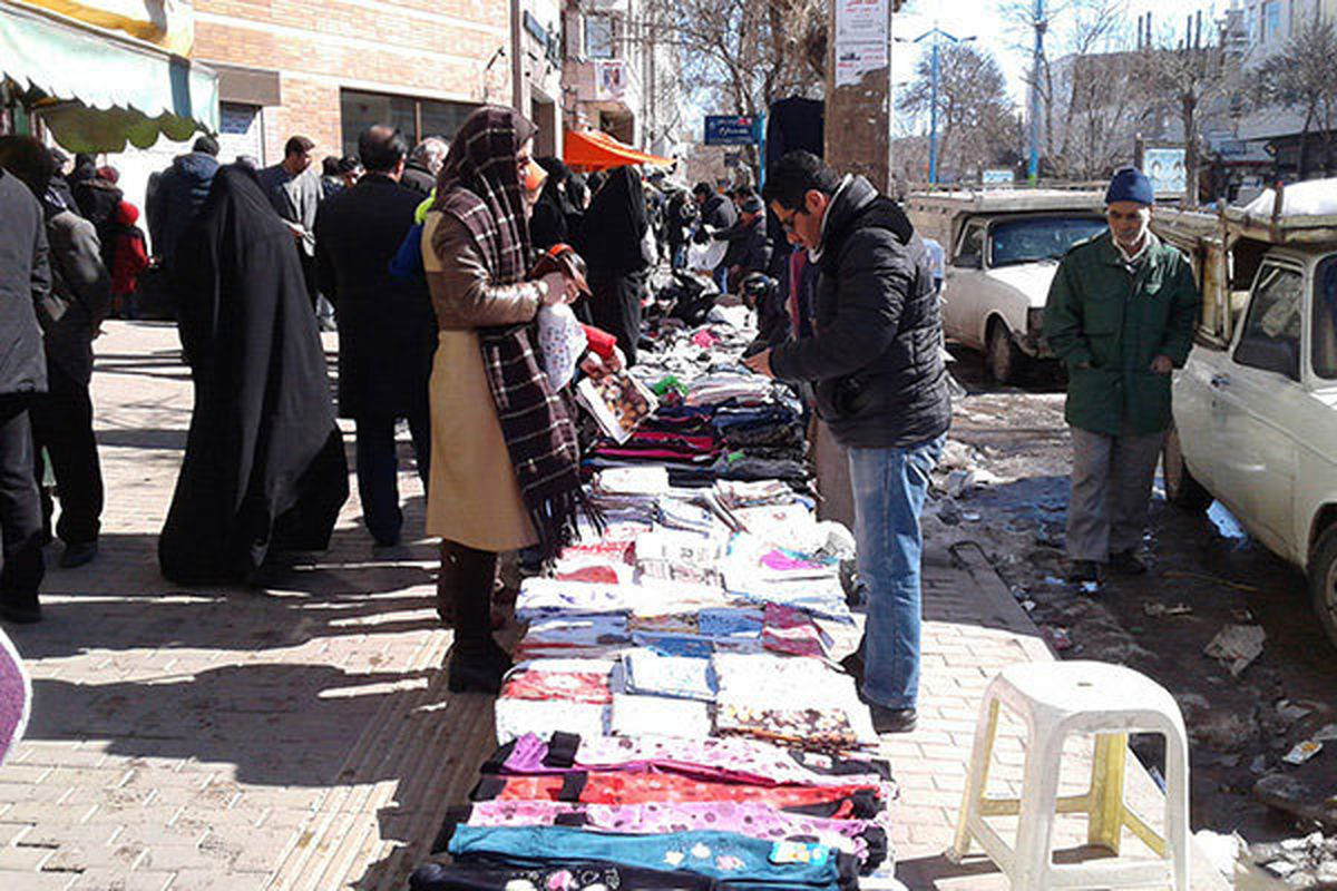 ساماندهی دست‌فروشان کرمانشاه 