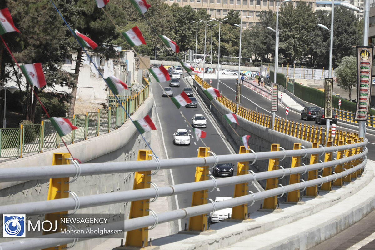 افتاح پل غیرهمسطح بزرگراه شهید چمران