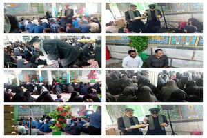 حضور کاروان زیر سایه خورشید در امامزاده علی بن محمد(ع) بن رود