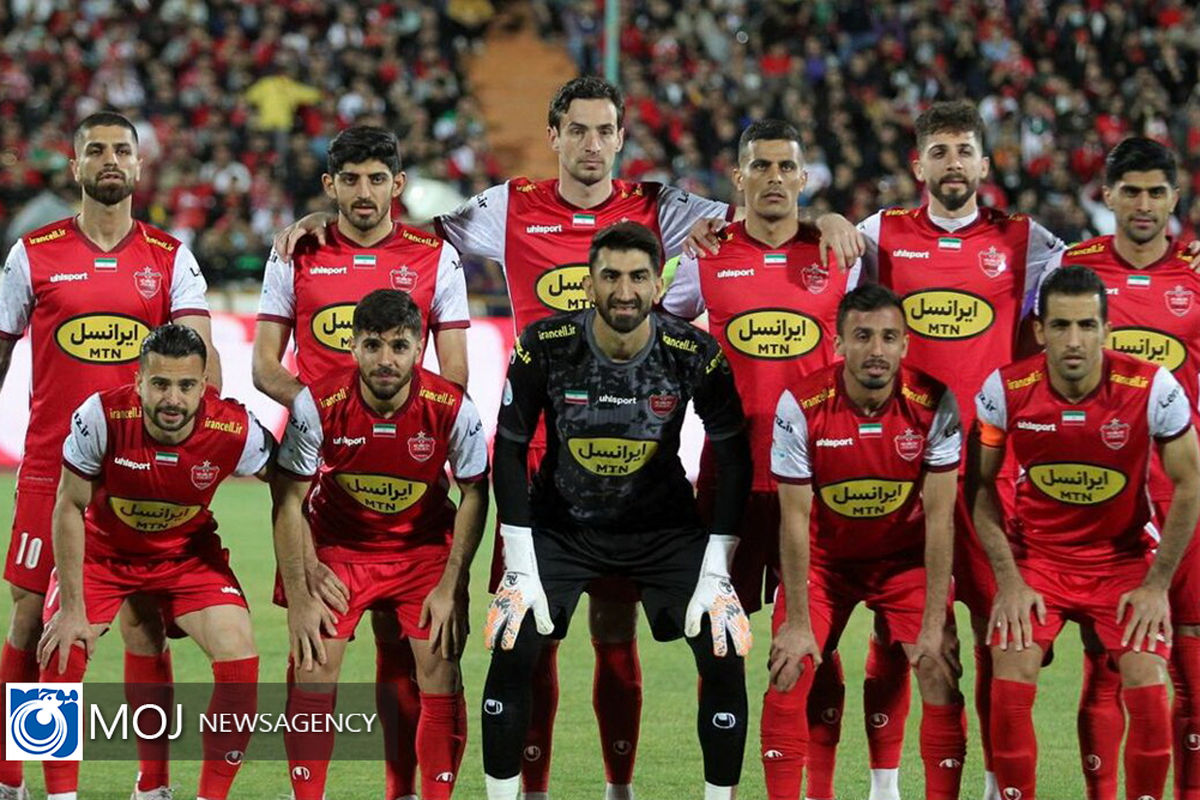 دیدار تیم های فوتبال پرسپولیس و ملوان