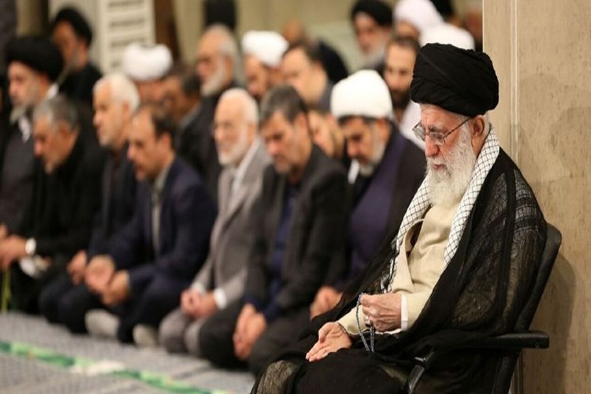 مراسم سوگواری شهادت امیرالمؤمنین(ع) با حضور رهبر