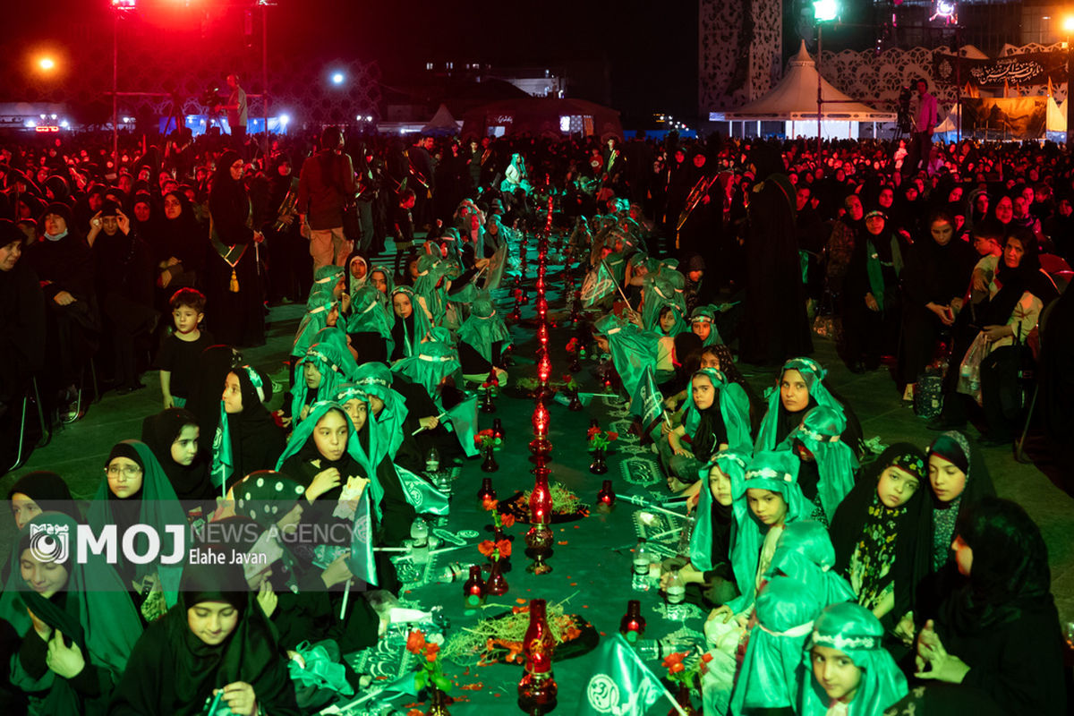 سفره نذری حضرت رقیه(س) در میدان امام حسین