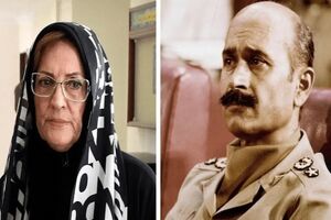 تشییع پیکر همسر شهید فلاحی از مقابل دافوس ارتش