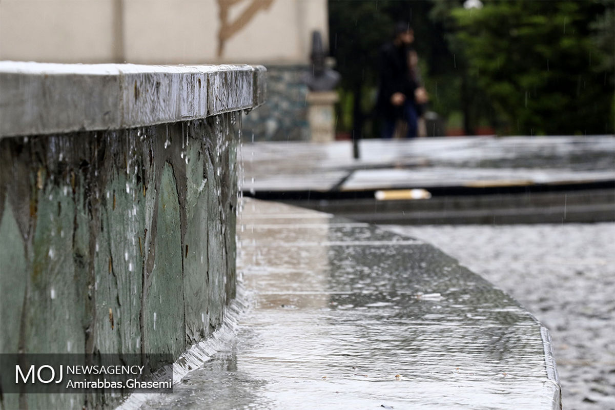 بارش باران بهاری در تهران