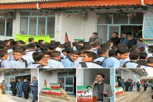 حضور ریاست شورای اسلامی شهر در هنرستان شهید چمران رشت 