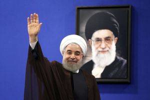 افتتاح کارخانه آهن اسفنجی اردکان با حضور حسن روحانی