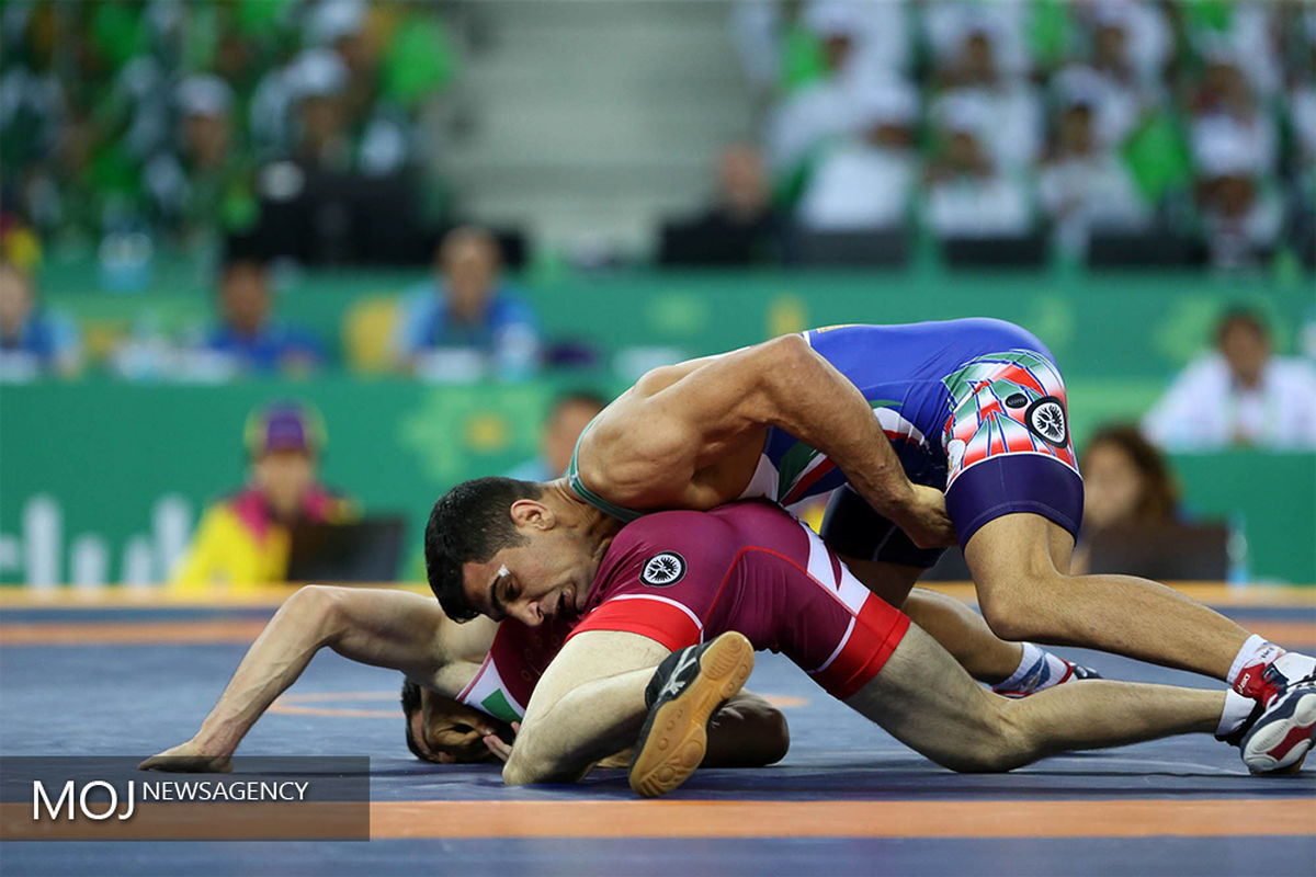 مسابقات کشتی فرنگی داخل سالن ترکمنستان