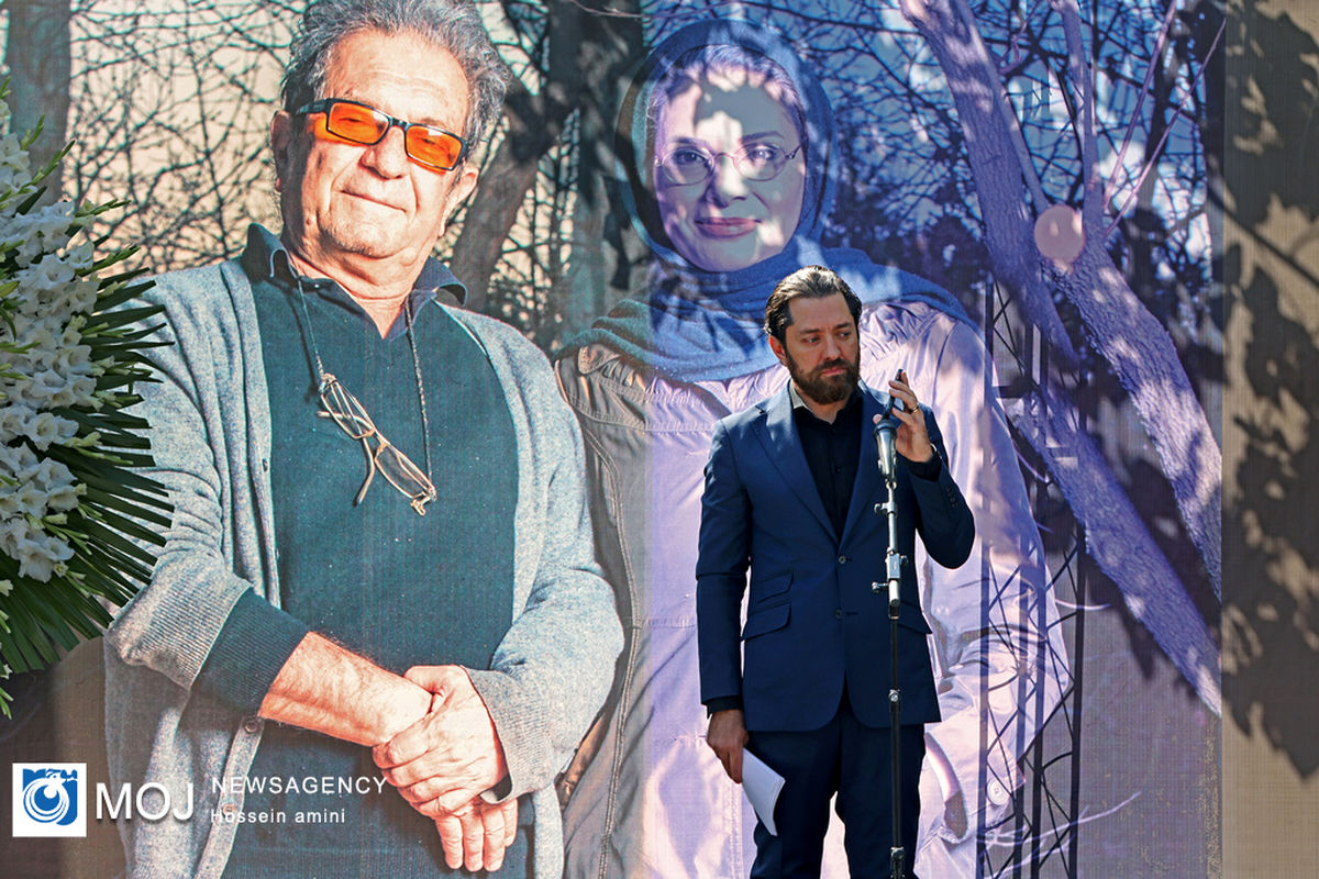 تشییع پیکر داریوش مهرجویی و وحیده محمدی‌فر