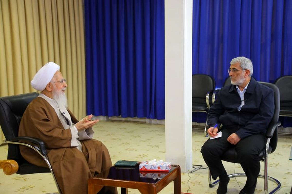 آیت الله جوادی آملی در دیدار سردار قاآنی