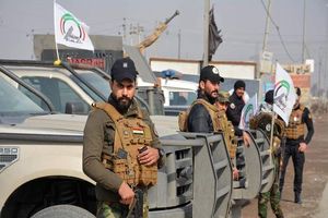 الحشد الشعبی در تعقیب هسته‌های داعش در صحرای الانبار