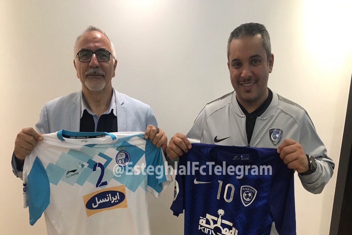 رنگ پیراهن استقلال و الهلال