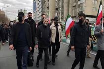 حضور رئیس ستاد کل نیروهای مسلح در راهپیمایی 22 بهمن