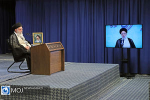ارتباط تصویری مقام معظم رهبری با مسئولان قضایی