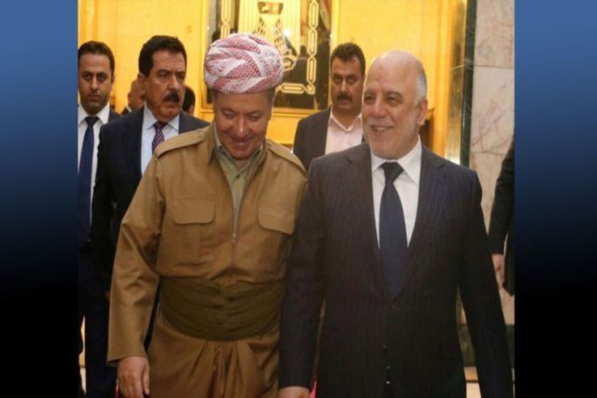 العبادی و بارزانی
