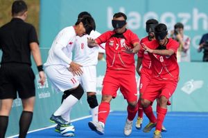 فوتبال نابینایان ایران برابر انگلستان به تساوی رسید
