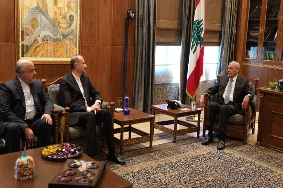 امیرعبداللهیان با رئیس پارلمان لبنان