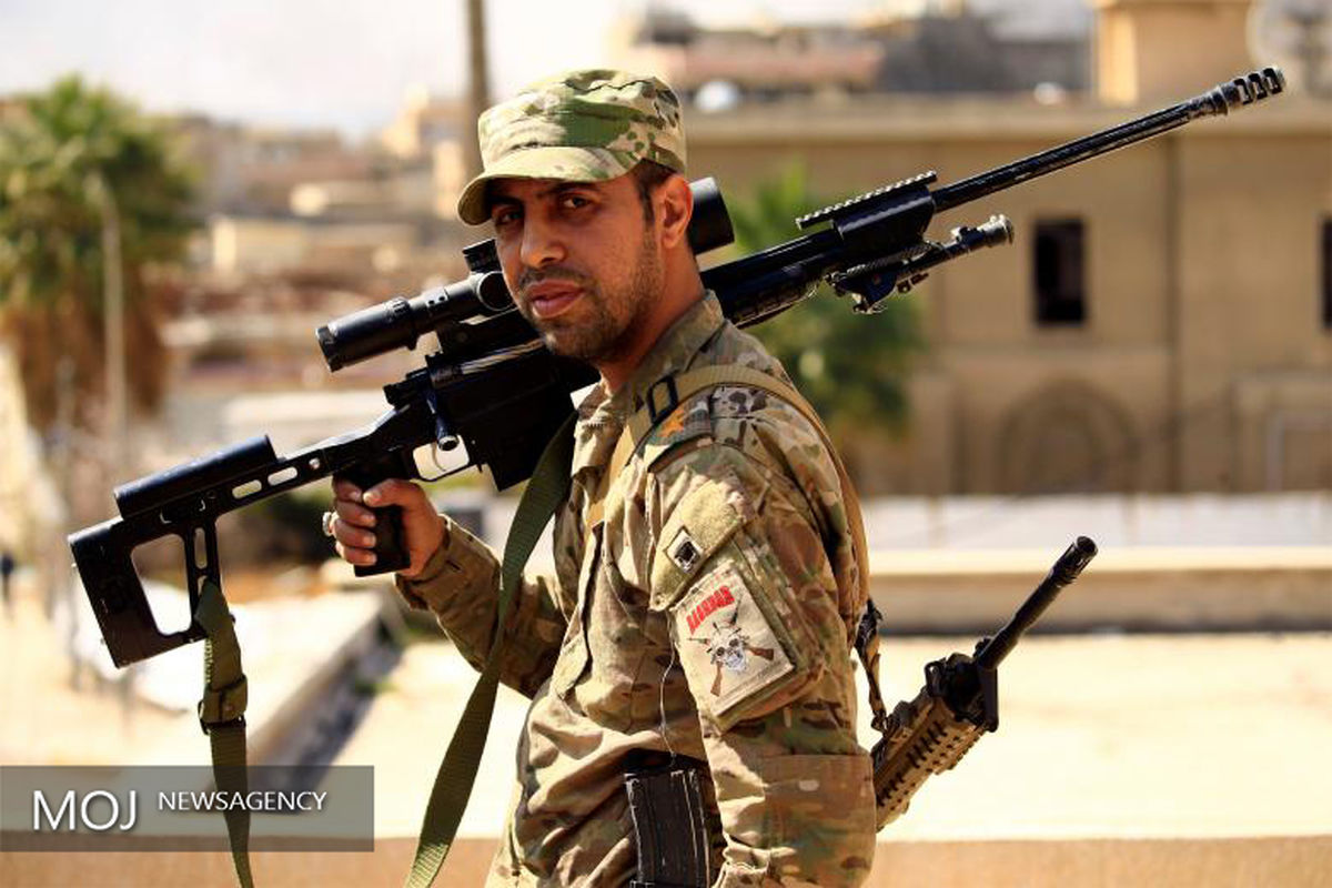 تک تیراندازهای ارتش عراق در موصل