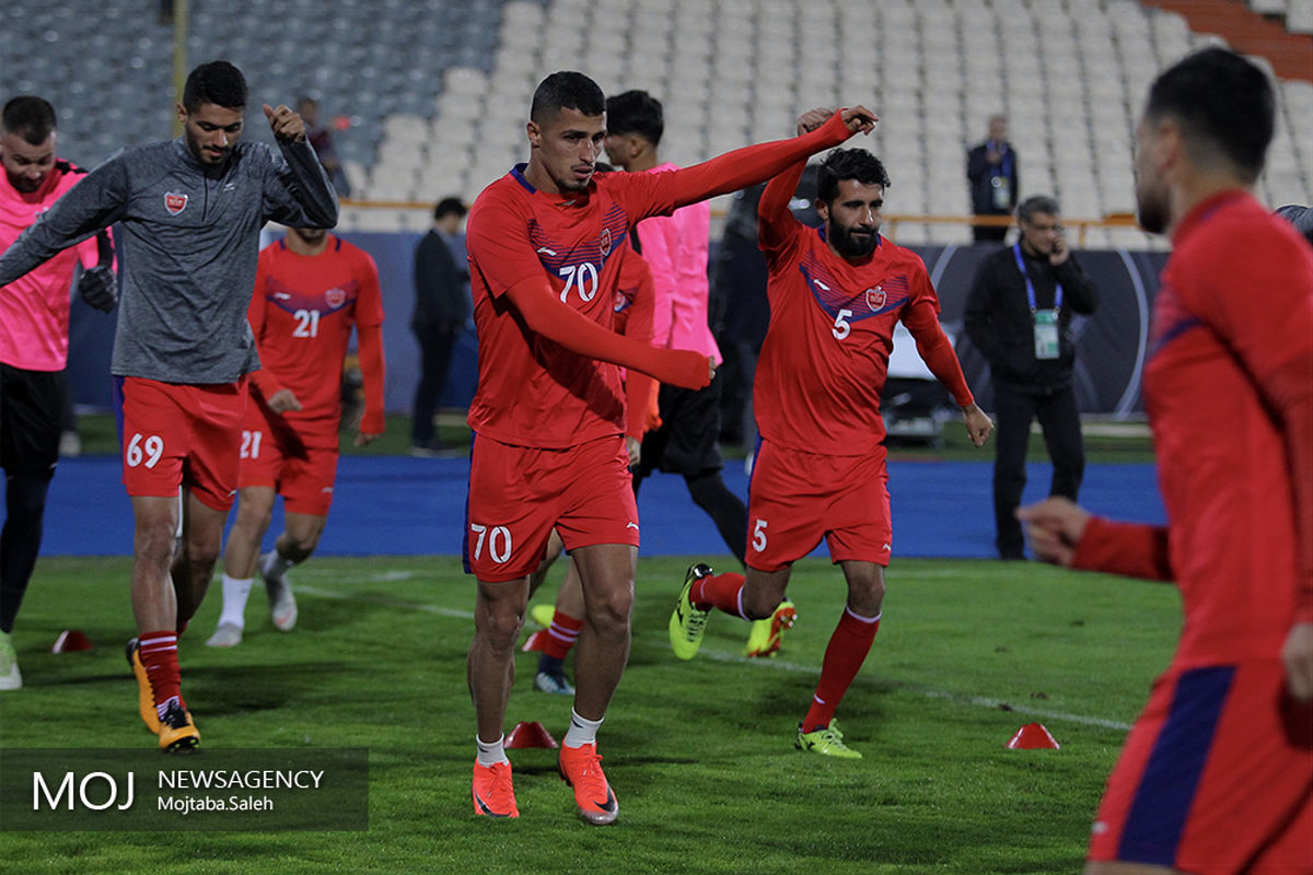 نشست خبری و تمرین تیم پرسپولیس پیش از فینال باشگاه‌های آسیا