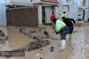 سیل در گنبد کاووس