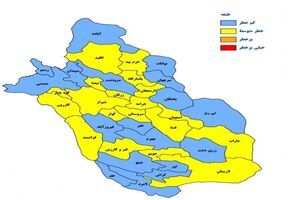 شیراز به وضعیت زرد کرونایی درآمد