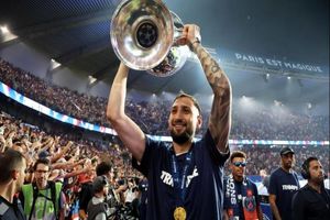 پاریس در شب رونمایی از جام قهرمانی، شاهد اشک‌های دوناروما بود