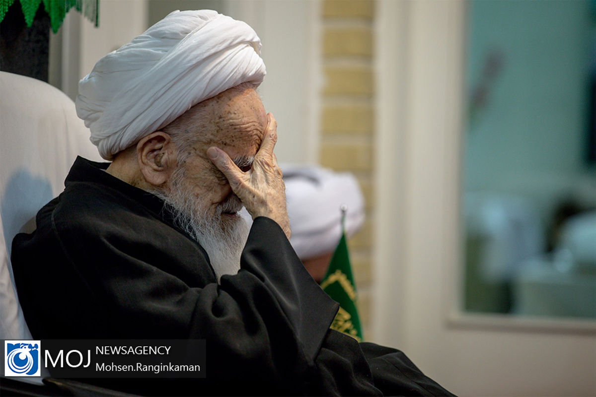 عزاداری اربعین حسینی در بیت آیت الله صافی گلپایگانی