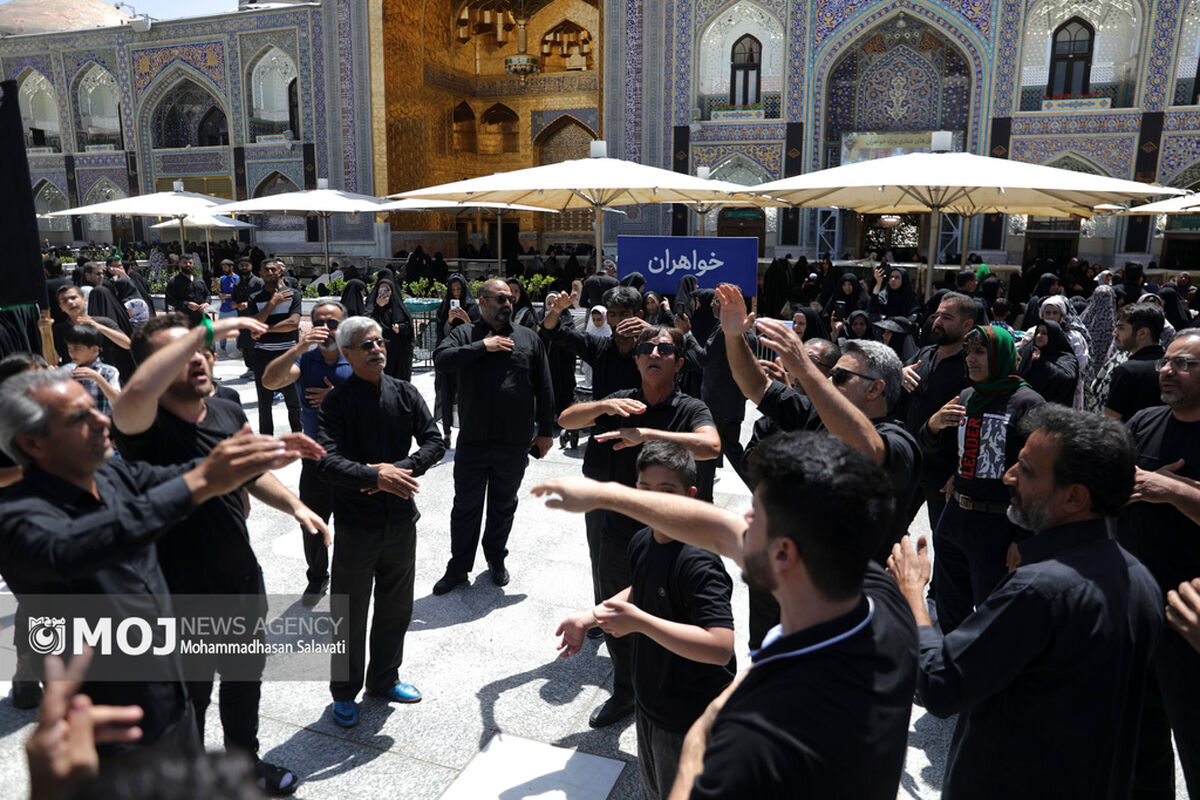 عزاداری عاشورای حسینی - حرم امام رضا (ع)