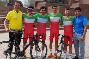 دوچرخه‌سواری ایران در قهرمانی آسیا مدال برنز گرفت