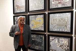 اسکندری: تغییر تکنیک به دلیل آسیب دیدگی آثار در حوزه هنری/فصل مشترک تابلوهایم سنت است 