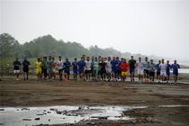 تمرین ملوانی‌ها در ساحل با حضور مایلی‌کهن + تصاویر