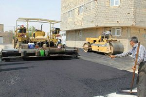 آسفالت 20 کیلومتر از راه های روستایی درشهرستان لنجان 