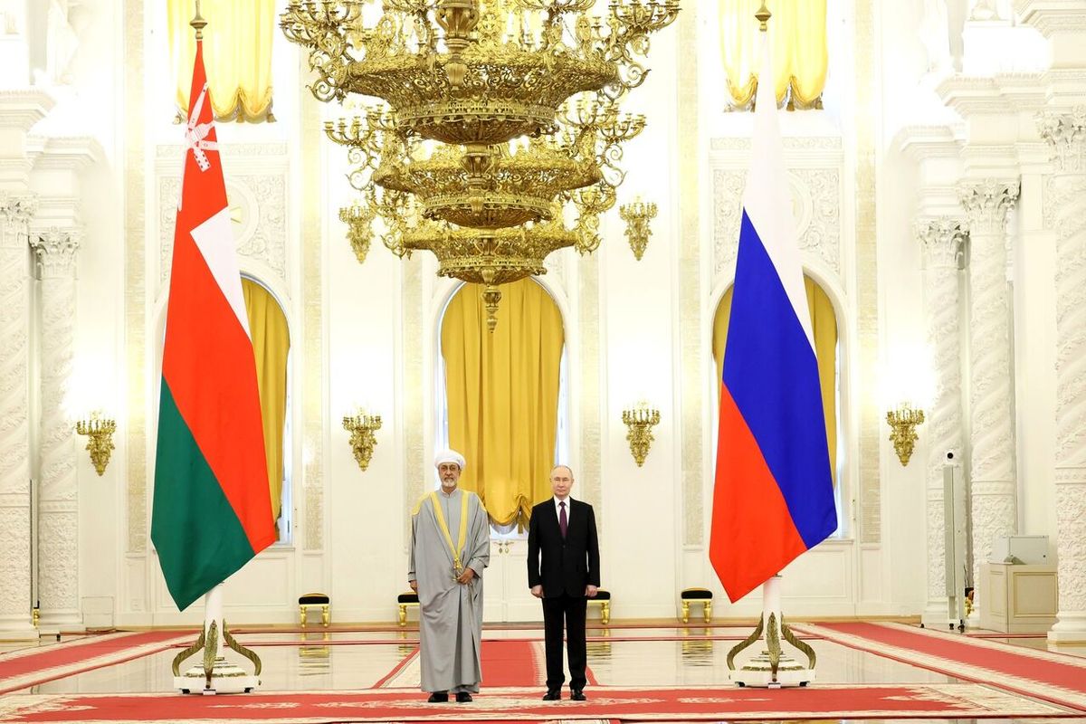 پوتین و سلطان عمان