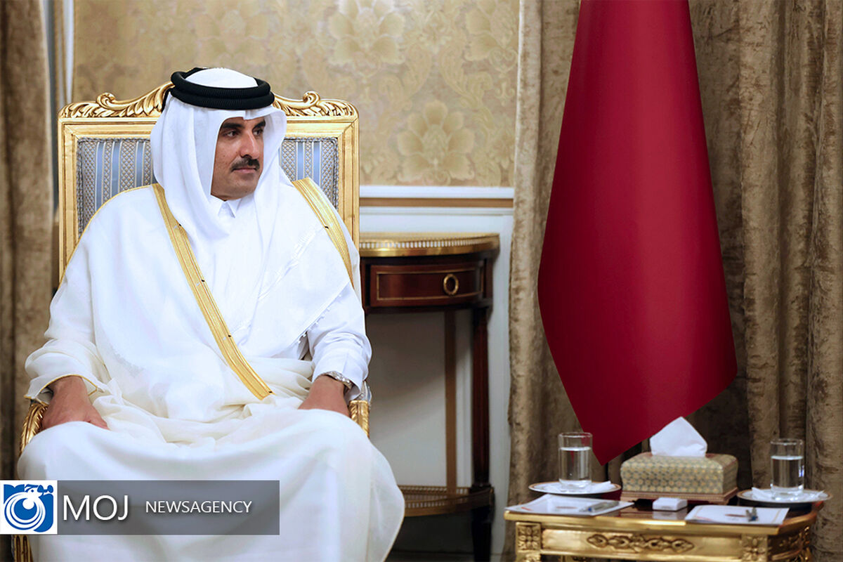 دیدار و نشست رییس جمهوری با امیر قطر