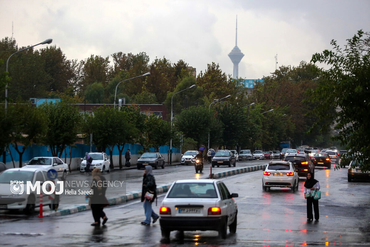 باران پاییزی تهران
