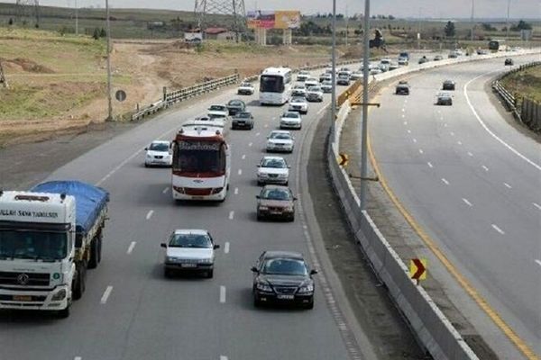 تردد روان در چالوس و هراز