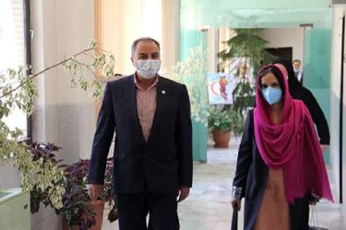 دیدار نماینده یونیسف با رئیس هلال احمر